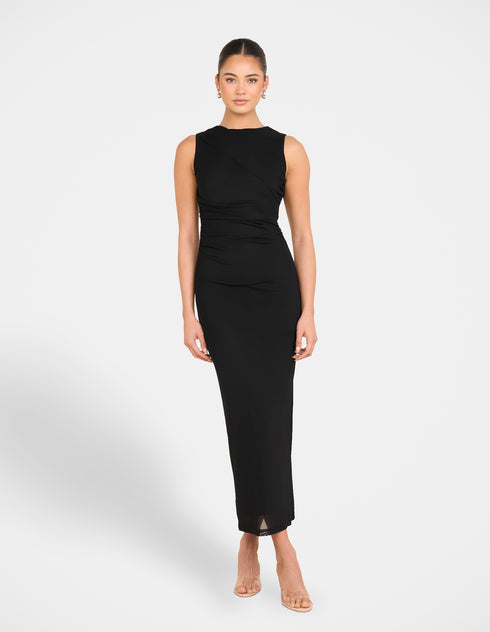 Frika Wrap Detail Maxi Dress